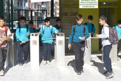 Kestel’de okullara turnike sistemi