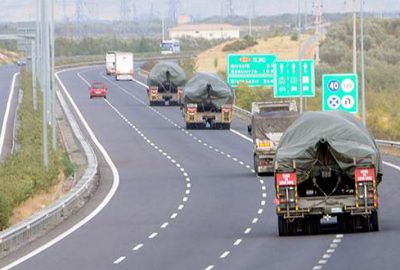 Suriye sınırına askeri sevkiyat