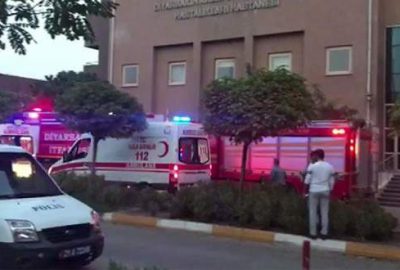 Diyarbakır’da hastanede yangın