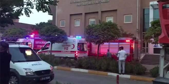 Diyarbakır’da hastanede yangın