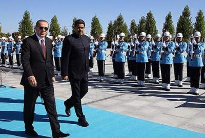 Erdoğan, Maduro’yu resmi törenle karşıladı