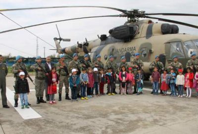 Bursalı şehit ve köy çocuklarına unutulmaz bir gün
