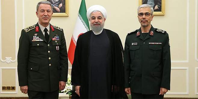Orgeneral Akar, İran Cumhurbaşkanı Ruhani tarafından kabul edildi