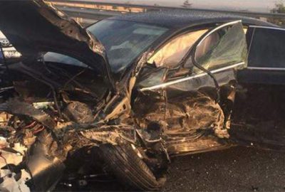 MHP’li Demirel kazada yaralandı