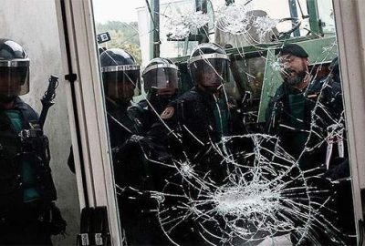 Katalonya’daki referandum müdahalesinde 337 kişi yaralandı