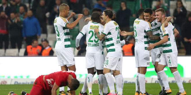 Bursaspor’da galibiyet sevinci