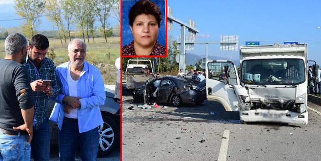 Bursa’da kamyonet ile otomobil çarpıştı: 1 ölü