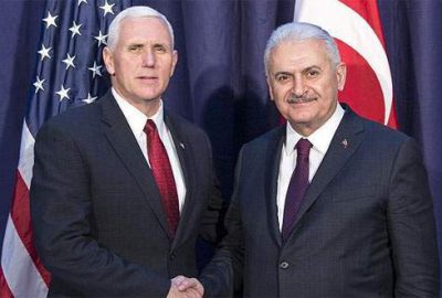 Başbakan Yıldırım ile Pence bir araya geldi