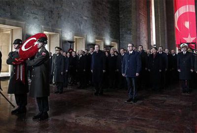 Anıtkabir’de resmi tören düzenlendi