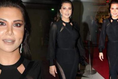 Ebru’nun transpranı ödül törenine damga vurdu