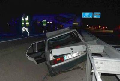 LPG tankeri otomobille çarpıştı: 4 yaralı