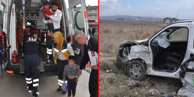 Bursa’da trafik kazası: 6 yaralı