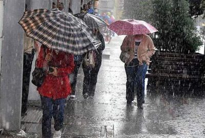 Serin ve yağışlı hava geliyor