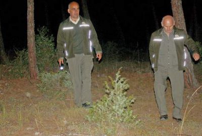 Ormanda kaçak kesim nöbeti