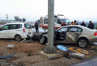 Bursa’da trafik kazası: 3 yaralı