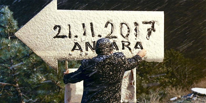 Başkent’e mevsimin ilk karı yağdı