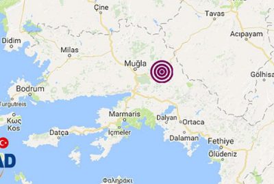 Muğla’da 5 büyüklüğünde deprem