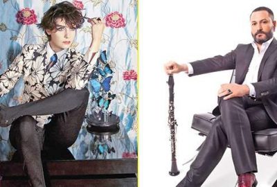 Fransız sopranoyla Türk klarnetçi aynı sahnede