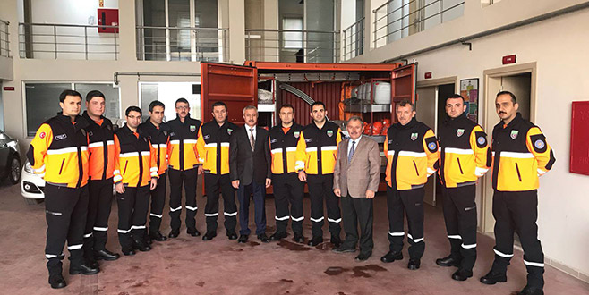 Kestel’de arama  kurtarma tatbikatı