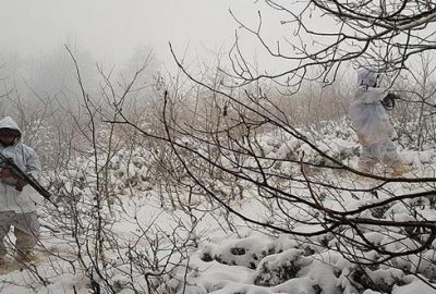 Sıfırın altında 13 derecede terör operasyonu