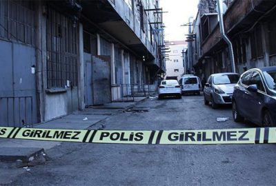 İş hanında yanmış ceset bulundu