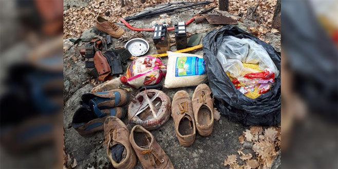 Toprağa gömülü terörist cesedi bulundu