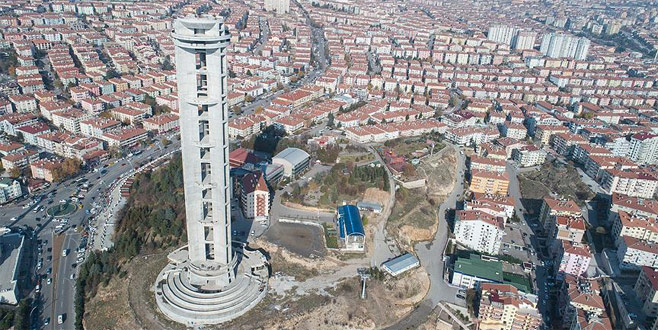 Keçiörenliler ‘Cumhuriyet Kulesi’nin yıkılmasını istemedi