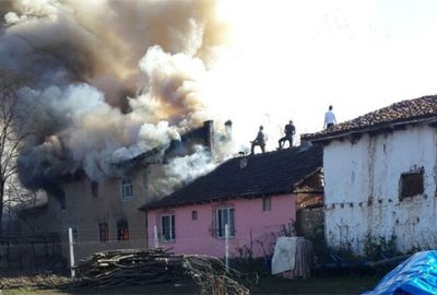 Dakikalar içerisinde küle döndü