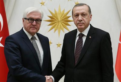 Cumhurbaşkanı Erdoğan, Steinmeier ile Suriye’yi görüştü