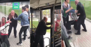 Şoför, yolcuyu otobüsten zorla indirdi