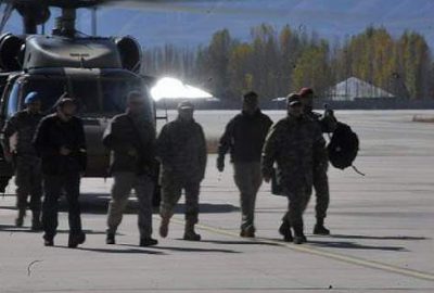 Komutanlar geceyi Dağlıca’da geçirdi