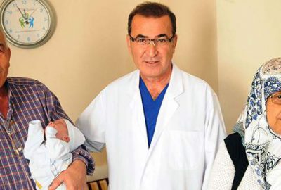 56 yaşında ikiz bebek sevinci