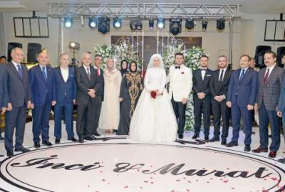 Başkan Aktaş’tan ilk nikah İnci ve Murat’a