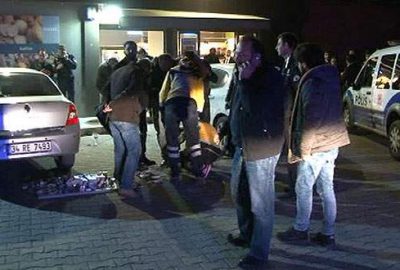 Soyguncular polis ile çatıştı