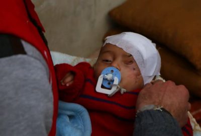 Türk Kızılayı Kerim bebeğe ulaştı