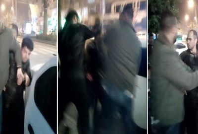 Kız çocuğuna taciz şüphelisini dövüp, polise teslim ettiler