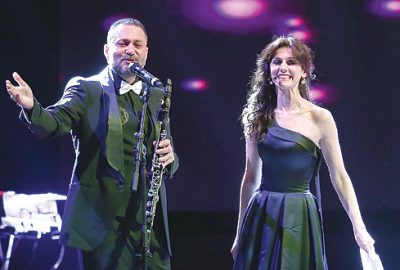 Sahnede muhteşem buluşma