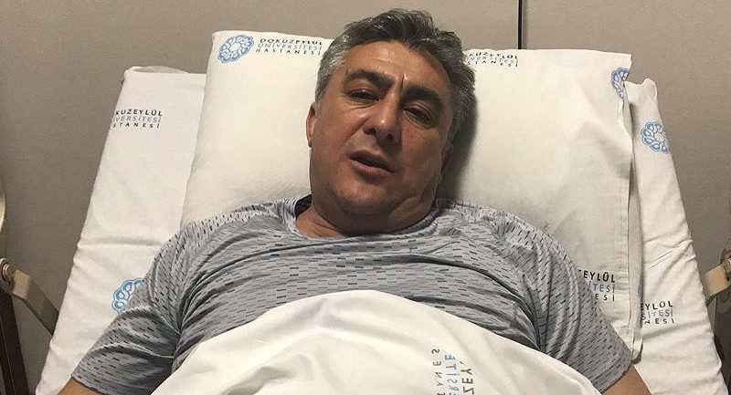 Eşi ile gittiği bir restoran çıkışında tartıştığı kişinin silahlı saldırısı