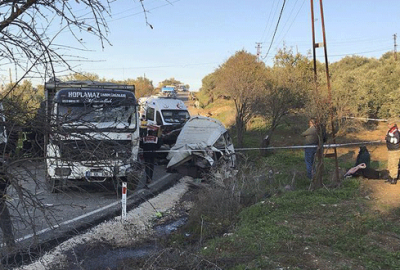 Hatay’da minibüs ile kamyon çarpıştı: 10 ölü, 8 yaralı