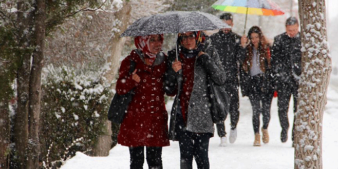 Meteorolojiden 5 il için kar yağışı ve soğuk hava uyarısı