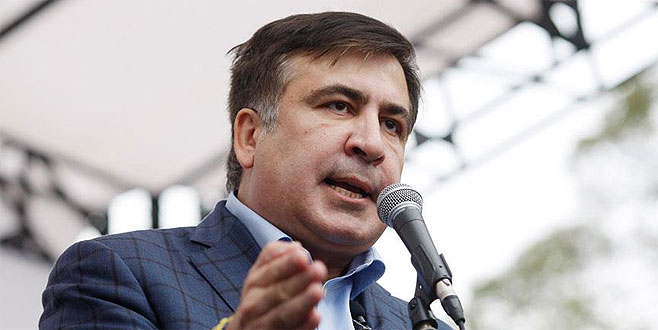 Saakaşvili gözaltına alındı Saakaşvili gözaltına alındı