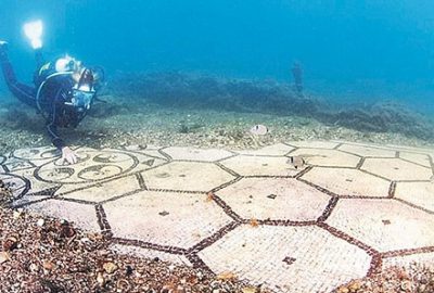 Saklı şehir su altında çıktı