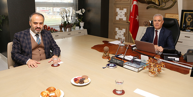 Bozbey ve Aktaş kentin geleceğini görüştü