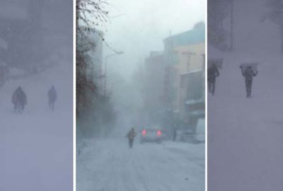 -19 derece görüldü! Okullar tatil edildi…