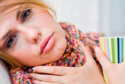 Boğaz ağrısını geçiren karışım