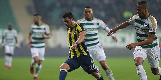 Bursaspor evinde Fenerbahçe galibiyetine hasret