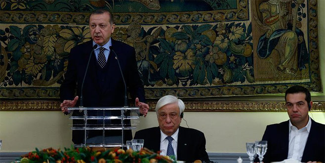 Cumhurbaşkanı Erdoğan Yunan gazetesine konuştu