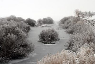 Eski 24 derecede göller ve nehirler dondu