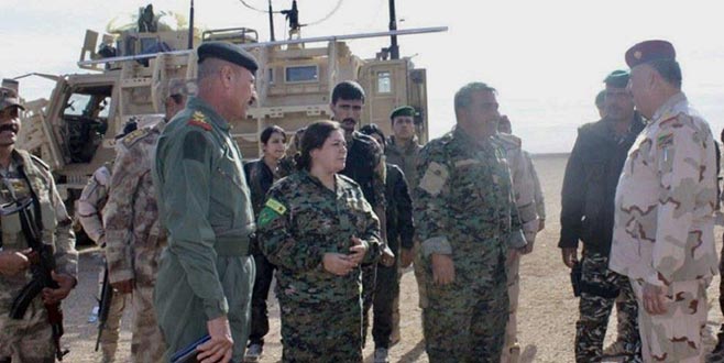ABD’li, İngiliz ve Fransız askerler, YPG ve aşiret liderleriyle toplandı