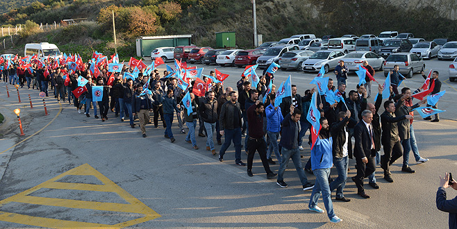 Metal işçileri zam için yürüdü